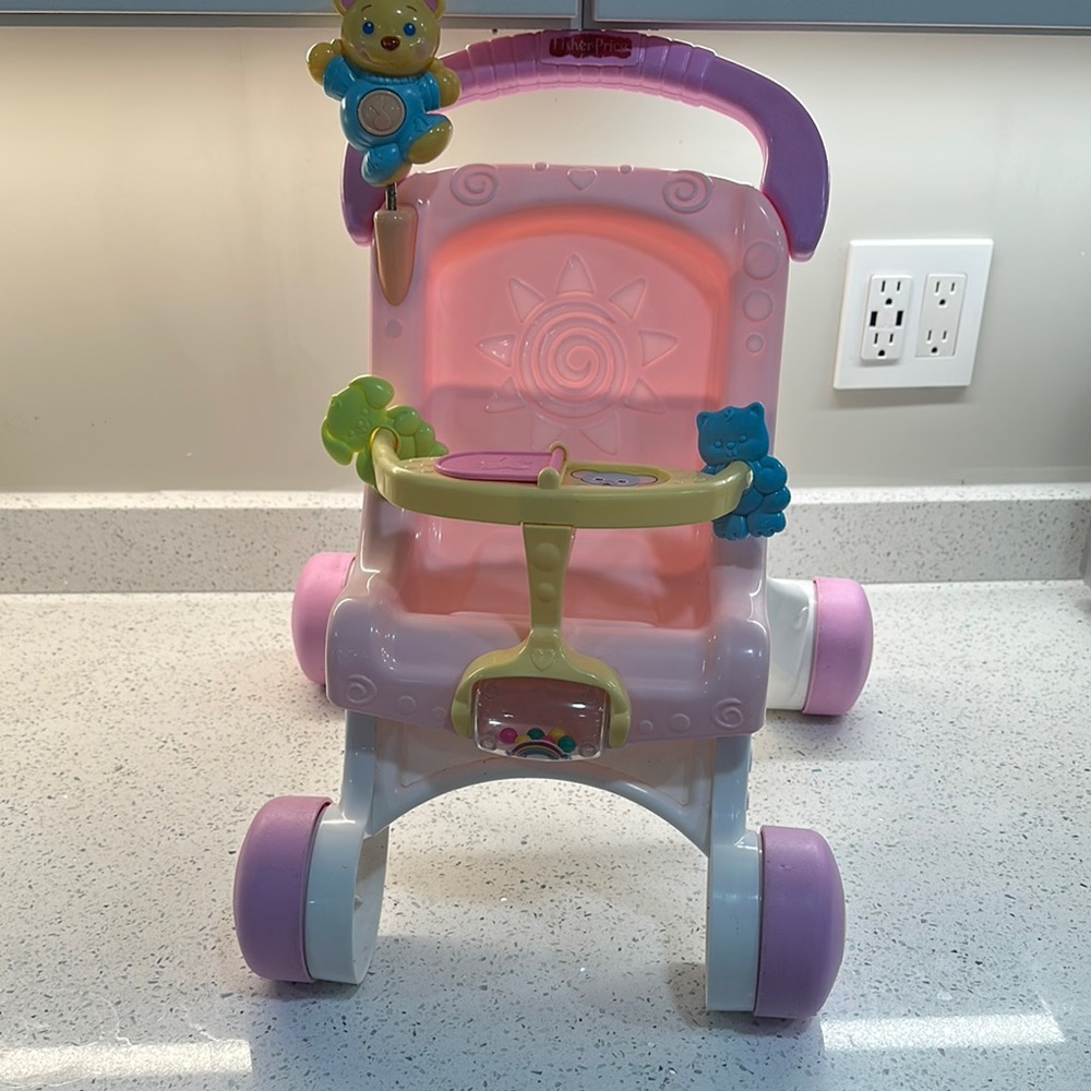 Vintage Fisher Price Doll Stroller/Walker